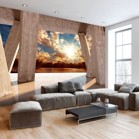 Papier Peint "Sunny Promenade" 245 x 350 cm (1/2)