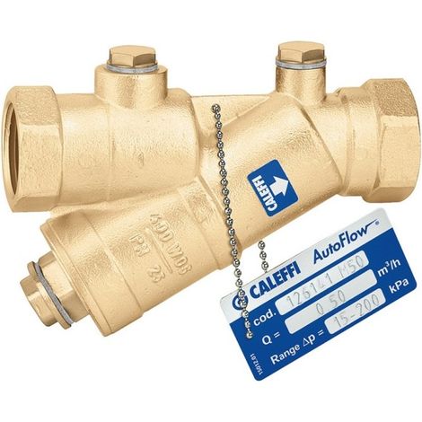 Stabilisateur de débit AUTOFLOW 126 en Y corps 1/2" 0,15 m³/h laiton - THERMADOR 126141M15