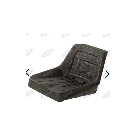 Asiento sin pintar con guías y reposabrazos para tractor agrícola
