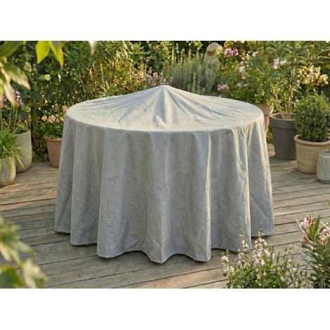 Housse de protection Cover Garden pour table ronde 6 personnes, avec trépied - Ø120 x 50 cm - Jardiline