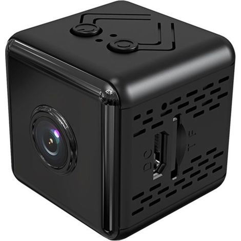 Mini portatile fotocamera 4K con visione notturna, rilevamento del movimento, la connessione Wi-fi gratuita, base magnetica, per il monitoraggio di casa/per bambini/animali domestici (1/5)