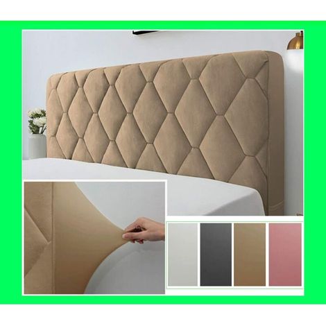 [NEVER USED] Headboard Cover, Headboard Slipcover, Protector, Decorative Cover, Bedroom, Thickened, Soft Pack, Dustproof Cover, Stretch Slipcover, Camel, 170 cm (67 inches)