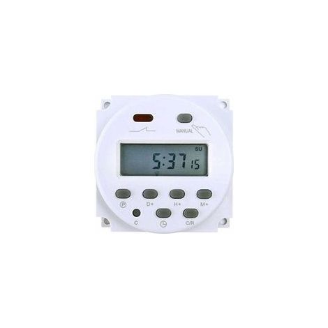 Minuteur électronique DC12V 16A 16 programmes Écran LCD programmable (1/5)