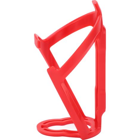 Support de bidon vélo en plastique rouge, fixation pour cadre de vélo de route ou VTT, accessoire cyclisme.