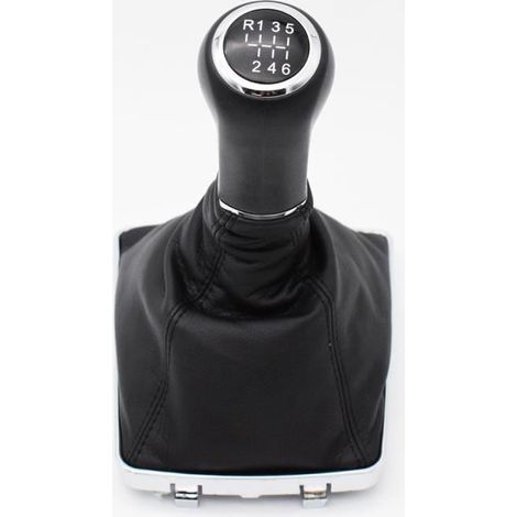 Lot de Pommeau Levier De Vitesse À 6 Vitesse avec Couvre-Soufflet Pour Opel-Vauxhall Astra H 2005-2009 (1/4)