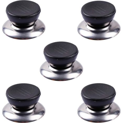 pezzi di ricambio per coperchi di pentole, pomelli/maniglia universali resistenti al calore, pomelli per coperchi di pentole in acciaio inossidabile per accessori da cucina (1/5)