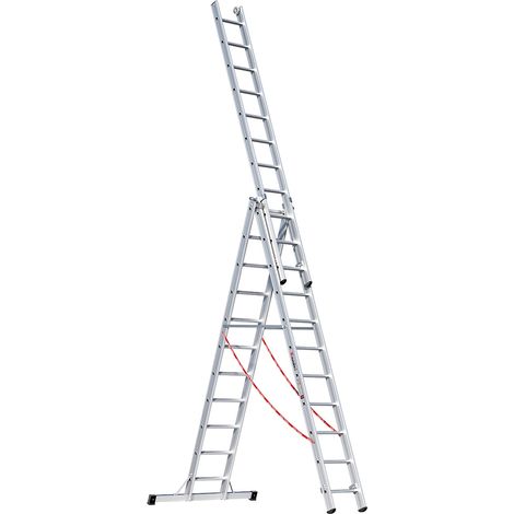 Euroline Premium 307 Mehrzweckleiter 3x11 Sprossen (1/5)