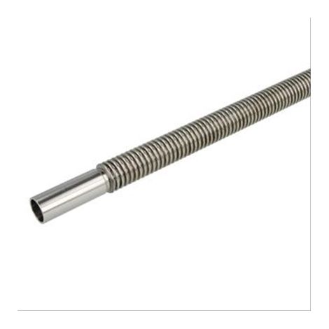 Flexible inox solaire sans isolation Ø20 avec douilles 50mm CU22 L = 300mm
