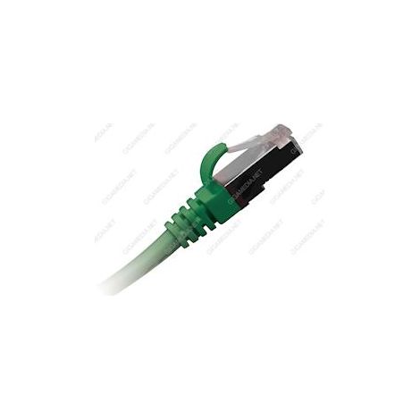 cordon rj 45 - catégorie 6 - sftp - 2 mètres - vert - gigamédia cat6s2mv
