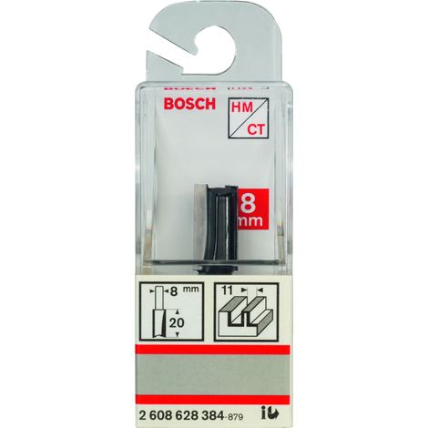 Fresa de ranurar 8 mm D1 11 mm L 20 mm G 51 mm  BOSCH 2608628384