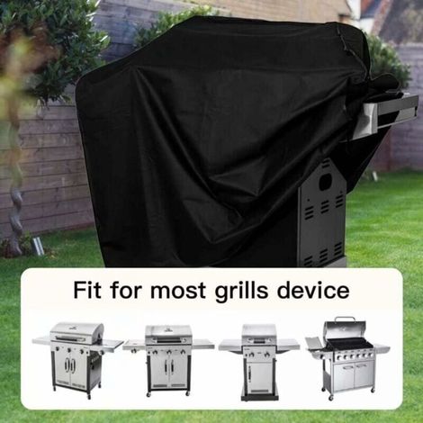 Housse de Barbecue résistante en Tissu Oxford imperméable et Coupe-Vent Résistant à la décoloration pour Barbecue Weber, Brinkmann et la Plupart des étagères de Barbecue.147x61x117cm (1/4)