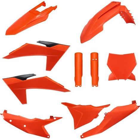 Kit di plastiche Polisport per KTM SX SXF XC 23 24 Arancione Resistente