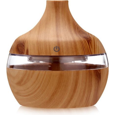 Diffuseur huiles essentielles 300 ml LED, humidificateur ultrasonique aromathérapie (1/5)