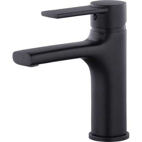 Mezclador lavabo negro mate modelo ANCUZ by EUROSANIT
