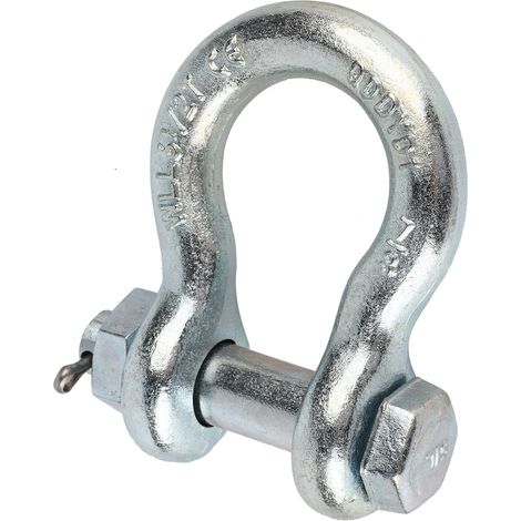 Robuster Ankerschäkel aus legiertem Stahl, U-förmiger Schäkel mit Mutter, Schiffshebekomponenten, 1 Stück, 6,5 t Ankerschäkel (1/5)