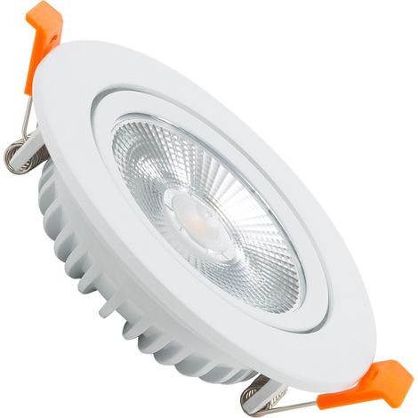 LED Downlight Einbaustrahler 10W Rund COB CRI90 Slim Ausschnitt Ø 90 mm No Flicker 4000K Neutralweiß (1/5)