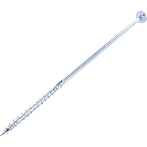 VBA Vis bois agglo Tête disque TORX T40 10X360 Acier zingué-50 pièces