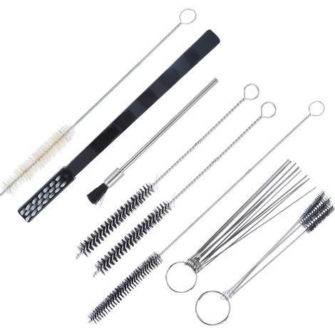 Kit de nettoyage portable de 21 pièces pour aérographe, comprenant des accessoires et outils à main. (1/5)