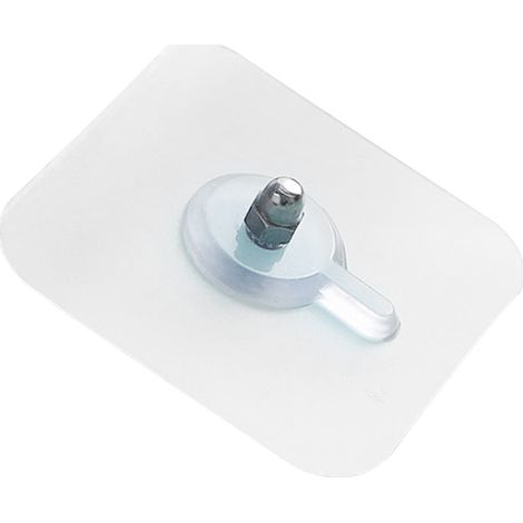 1/6/10 clous muraux en PVC transparents, résistants et auto-adhésifs, pour fixer des affiches ou des crochets muraux. (1/5)