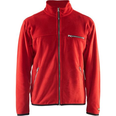 Veste de travail micropolaire 4830 - Rouge M (1/4)