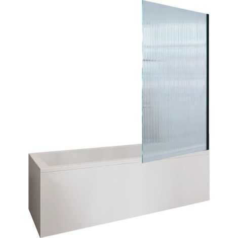 Bañera derecha 160 x 70 cm DURAVIT D-Code + Mampara de bañera derecha AURYS Raywall negra mate