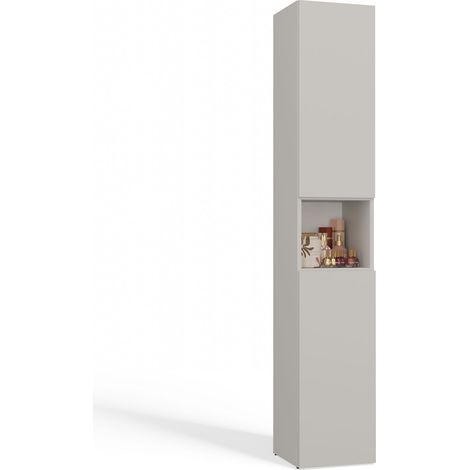 Colonna bagno 31 cm, cesto portabiancheria, Cashmere, 31 x 30 x 174 cm (1/5)