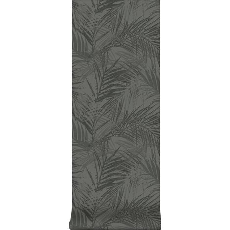Superfresco Easy - Vliestapete - Palm Blatter - Grau - 10m x 52cm (1/5)