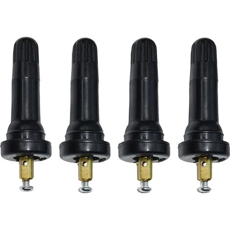 BEBUSINGOTO piezas de vástago de válvula de sensor de presión de neumáticos TPMS, sistema de monitoreo de presión de neumáticos de válvula TPMS, sensor del sistema de monitoreo de presión de neumático (1/3)