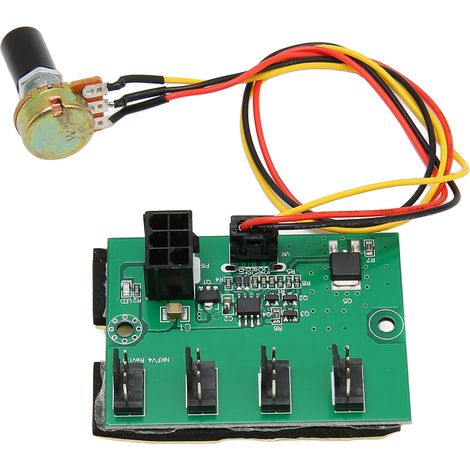 Contrôleur PWM 4 Canaux pour Ventilateurs 12V, Câble de 30cm, Gestion Simple du Flux d'Air pour Boîtier Ordinateur (1/5)
