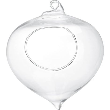 Vase suspendu, en verre, pot de fleurs, contenant pour plantes succulentes, suspension (1/5)