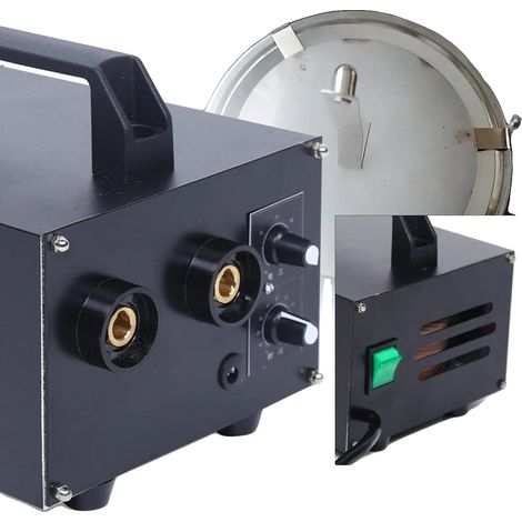 Máquina de soldadura por puntos, potencia máxima de 6700 W, corriente de soldadura ajustable de 0 a 100 A, capacidad de 75 kg. (1/5)