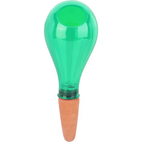 Arroseur Automatique Goutte-à-Goutte Forme Ampoule en Céramique Rouge Dispositif d'Irrigation Autonome pour Plantes Intérieures et Extérieures 15cm (1/5)