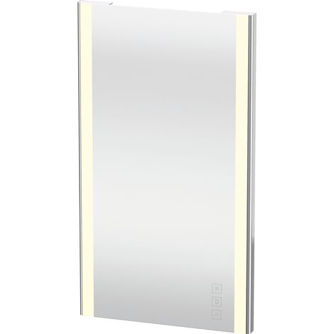 Duravit XSquare Miroirs avec éclairage LED, 450x800x33mm, chrome