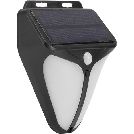 Lampe solaire à détecteur de mouvement, éclairage de sécurité LED étanche pour cour extérieure, ferme, clôture, entrepôt (1/5)
