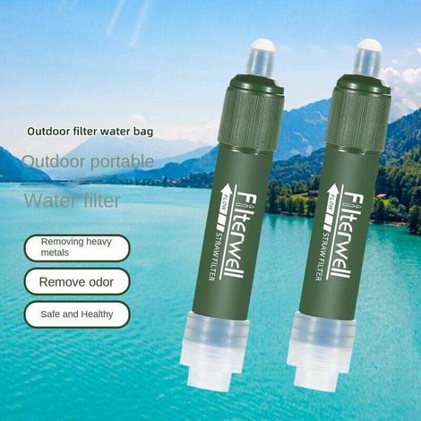 Filtre à eau portable et purificateur d'eau avec filtre à charbon