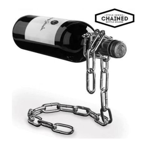 Porte-bouteille au design original avec chaîne chromée LIK3512 (1/4)