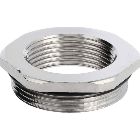 Reduzierung PG/PG von PG29x1,588 auf PG21x1,588 MRR2921 Sechskant Messing (CuZn) vernickelt Anschlussgewinde 8,0mm - 1 Stück