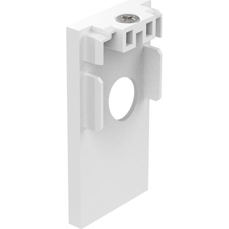 Profilo Alto Con Foro Ego Alluminio Bianco
