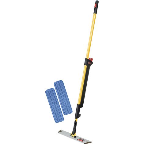 Balai vaporisateur pour nettoyage des sols – Compatible avec tous types de surfaces – Réservoir 700ml – Technologie de pulvérisation fine – Rubbermaid (1/5)