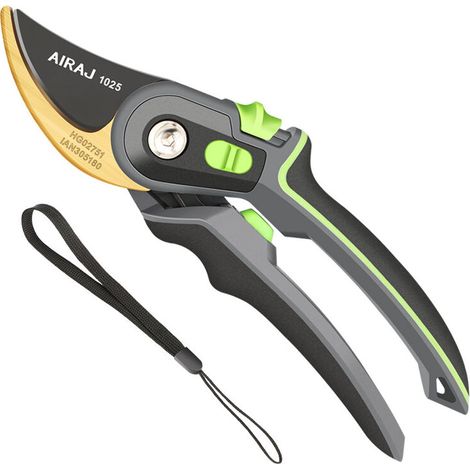 Sécateur - Lame En Acier Inoxydable - Tête De Coupe Inclinée - Pour Branches Fraîches Jusqu'à 28 Mm - 1 Pièce (1/5)