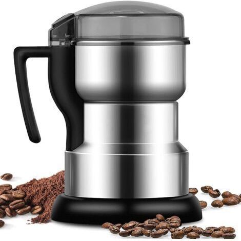 BUNTHAUS Moulin à Céréales Multifonctionnel, 400W 35000RPM Moulin à Grains & Café & Épices, Acier Inoxydable, Conception de Sécurité OPEN COVER STOP, pour Matériaux Secs, Céréales, Herbes, Café