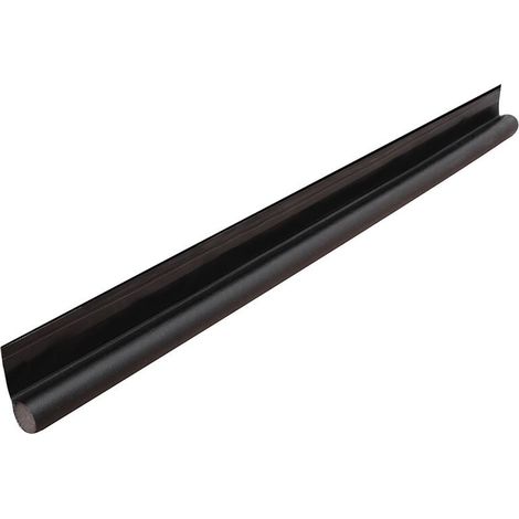 Bottom door seal, self-adhesive, 96 cm, black, door seal with door seal, draught excluder, door seal YMYNY (1/4)