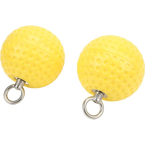 Lot de 1 à 2 Poignées d'Adhérence Anti-Gliss pour Tractions, Balle de Préhension Puissante Fitness, Diamètre 97mm (1/5)
