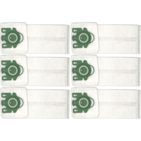 Lot de 6 sacs aspirateurs de type U compatibles avec les aspirateurs verticaux Miele S7000-S7999 et Dynamic U1 Series AirClean. (1/5)