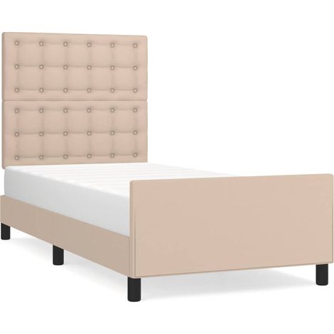Maison Exclusive - Giroletto con Testiera Cappuccino 100x200 cm in Similpelle (1/5)