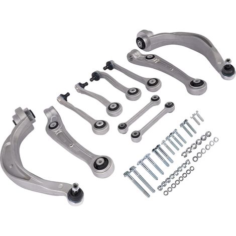Brazo de control, construcción metálica, 12 x 4 x 3 pulgadas, compatible con Audi A4 B8, mejora el rendimiento de la dirección, fácil instalación. (1/5)
