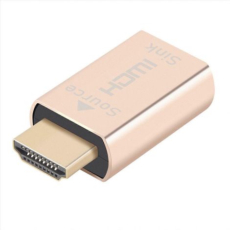 Support de signal d'écran de verrouillage, adaptateur virtuel KVM HDMI 2.0, fiche factice (1/5)