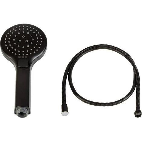 ORION91oficial® - Round Shower Head Set with 3 Spray Modes, Flexible Nozzles, Chrome Finish, Easy Installation, 1.75m Hose, Water Saving Feature for a Relaxing Shower Experience. (1/5)