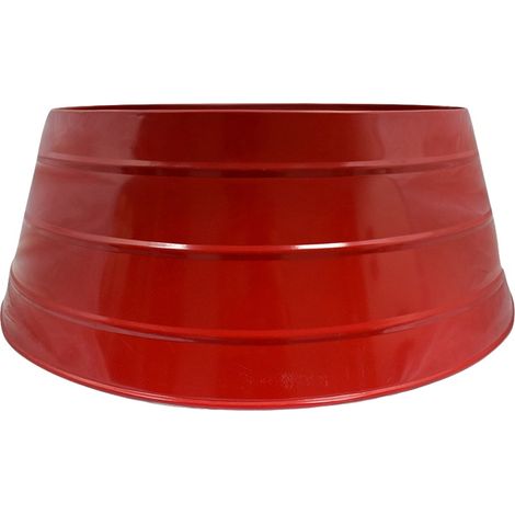 Christmas Tree Skirt - Iron - L67 x W67 x H26 cm - Red