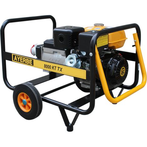 AYERBE - 5430055 - Grupo Electrógeno 8000 KT TX - Trifásico Motor KIOTSU con Arranque Eléctrico (1/5)